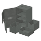 Preview: Ultimate Guard Twin Flip`n`Tray 160+ XenoSkin Monocolor Grau